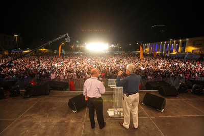 Churches in Tirana reached thousands of fellow citizens with a message of hope through TiranaFest with Luis Palau