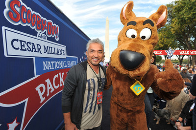Renowned Dog Behaviorist Cesar Millan And Beloved Great Dane Scooby-Doo Delighted Families And Dogs At The Second Annual National Family Pack Walk