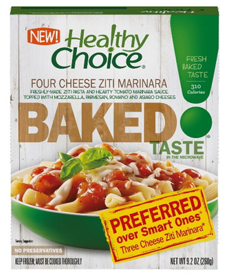 Finally, Fresh-Baked Taste From The Microwave With New Healthy Choice Baked Entrees