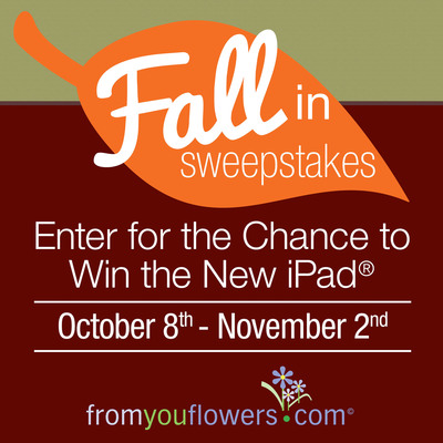 Fall In with FromYouFlowers.com this October and take home the new iPad®
