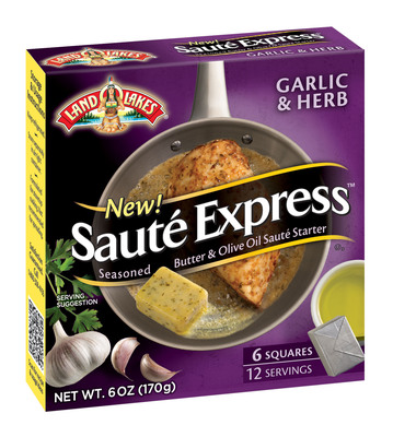 Land O'Lakes Launches Saute Express™ Saute Starter, its First Innovation in Cooking