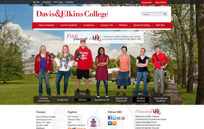 Third Wave Digital announces launch of latest higher education website for Davis and Elkins College