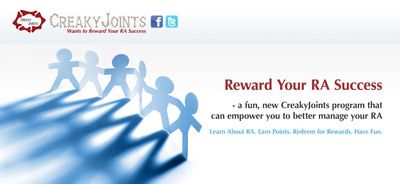 CreakyJoints Announces "Reward Your RA Success"