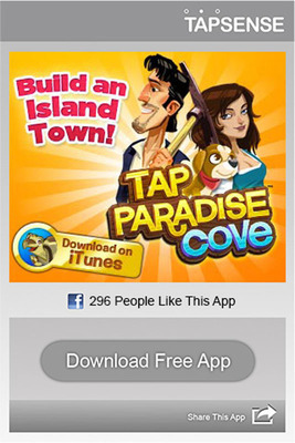 TapSense Launches iPhone5 / iOS6 Ad Format to Improve In-App Advertising User Experience