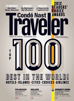 Conde Nast Traveler Announces The Winners of Its 25th Annual Readers' Choice Awards