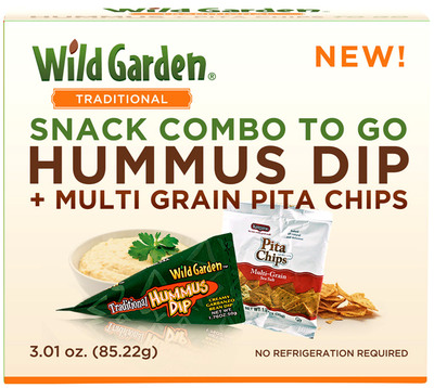 Wild Garden™ launches new Hummus &amp; Pita Snack Packs for consumers