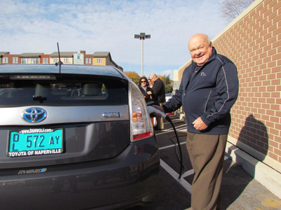 Toyota of Naperville Welcomes the City of Naperville's First EV Charging Station