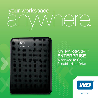 WD® Portable Hard Drives Certified For Use With Windows To Go