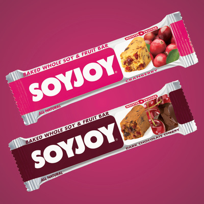 SOYJOY® Introduces New Flavors Cranberry and Dark Chocolate Cherry