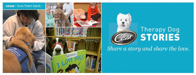 CESAR® Canine Cuisine Launches "Share a Story and Share the Love" Campaign Spotlighting Therapy Dogs