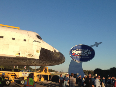 Kennedy Space Center Visitor Complex Welcomes Space Shuttle Atlantis as Centerpiece of $100 Million Exhibit to Open in July 2013