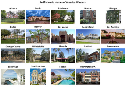 Redfin Announces Winners of Iconic Homes of America
