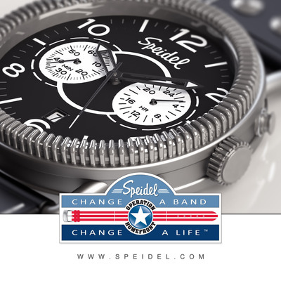 "Change A Band, Change A Life"- Speidel Launches Charitable Giving Program Dedicated to Military Service Members, Wounded Warriors and Their Families