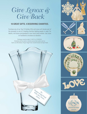 Lenox Supports Americans in Need with the Introduction of Their Give Lenox &amp; Give Back Campaign this Holiday Season