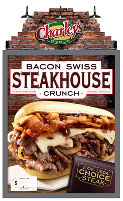 Charleys 'Steaks' Claim with Launch of Innovative Bacon Swiss Steakhouse Crunch