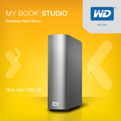 WD® Offers Mac Users USB 3.0 Connectivity With New My Book® Studio™ External Hard Drive