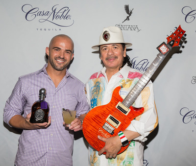 Guest Judge Carlos Santana Awards Mixologists J.R. Starkus and Dimitri Sequeira Top Honors at Casa Noble "Noble Places" Specialty Tequila Cocktail Competition