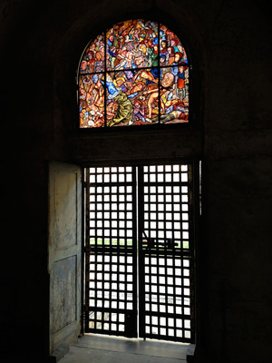 Eastern State Penitentiary Offers Nighttime Flashlight Tours of Judith Schaechter's Critically-Acclaimed Stained Glass Window Installation