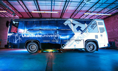 Utah State University Unveils Wirelessly Charged Electric Bus
