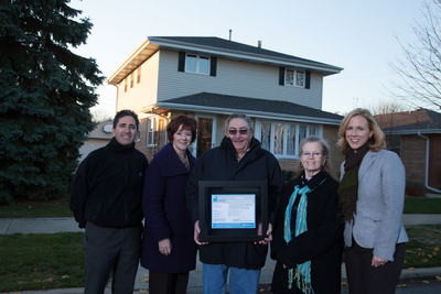 Silver Certificate and $1,750 Awarded to Chicago Couple for Improved Home Performance