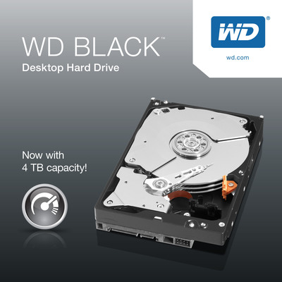 WD® Expands Its Highest-Performing Desktop Hard Drives To 4 TB Capacity