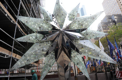 2012 Swarovski Star Unveiled For World Famous Rockefeller Center® Christmas Tree