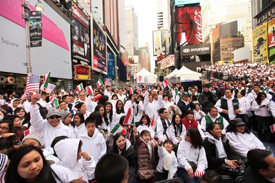 Philippines-Based Megachurch Rallies in Times Square for Superstorm Sandy Relief