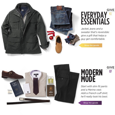 Men's Wearhouse Simplifies Holiday Shopping With Interactive Gift Guide