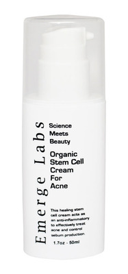 Emerge Labs Blossoms with Release of New Stem Cell Acne Cream