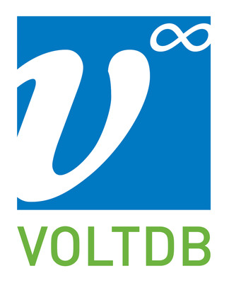 Corporate logo for VoltDB, the world's fastest high-velocity database