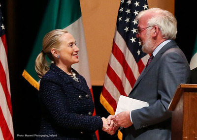 Concern Worldwide Honors U.S. Secretary of State Hillary Clinton for Humanitarian Leadership with Inaugural Award in Dublin