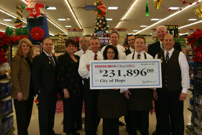 Stater Bros. Charities Raises $231,896 for Pediatric Cancer Programs at City of Hope