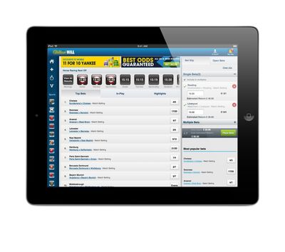 William Hill Launches New iPad App to Continue Mobile Growth