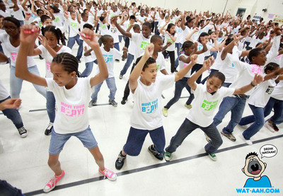 WAT-AAH! Announces "Move Your Body 2013," A Nationwide Kids Dance And Exercise Event In Support Of The First Lady Michelle Obama's Let's Move! Initiative