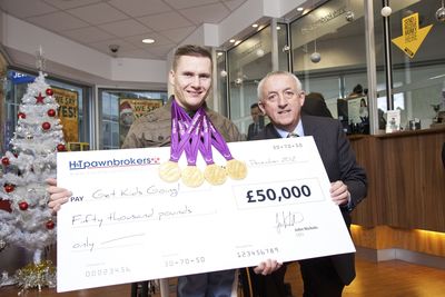 Worth Their Weight in Gold: David Weir's Four Paralympic 2012 Gold Medals Raise an Additional £17,000 on Top of the £50,000 Already Raised for Get Kids Going!