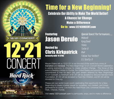 MPIX Announces 1221Concert.com Live Streaming Site For The New Beginnings 12-21 Concert