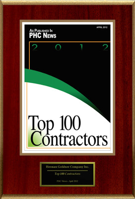 Herman Goldner Company Selected For "Top 100 Contractors"