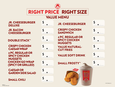 Wendy's Revamps Its Value Menu
