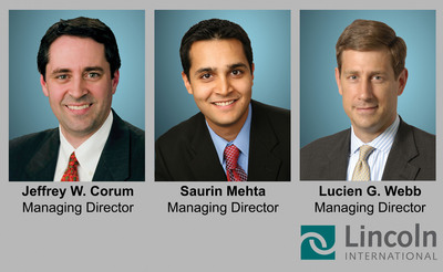 Lincoln International Promotes Three to Managing Director