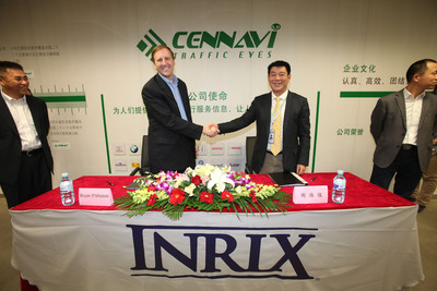 INRIX and CenNavi Team to Deliver Premium Traffic Services in 28 Cities Across China