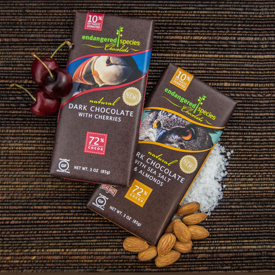 Sweet &amp; Salty: Endangered Species Chocolate Announces Two New Flavors to Natural Bar Line