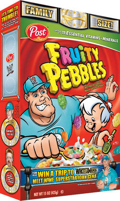 WWE® And WWE Superstar John Cena® Team Up With Post Pebbles Cereal In New Promotional Partnership
