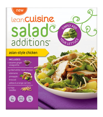 NEW! LEAN CUISINE® Salad Additions™ are the Hottest Thing to Hit the Frozen Aisle