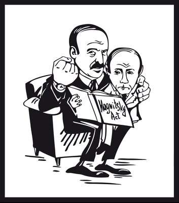 Belarus' opposition attempts to raise international awareness of the dictatorship with cartoons