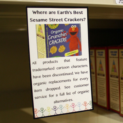 MOM's Organic Market Eliminates Products Marketed to Children