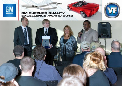 Vari-Form Receives Quality Excellence Award From GM