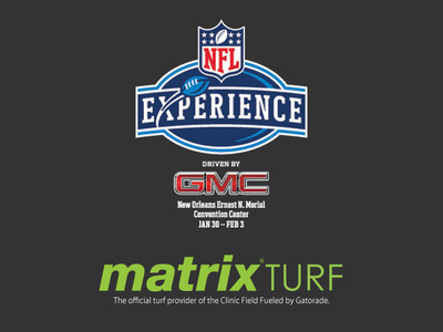 NFL Gets Custom Matrix® Turf Clinic Field For 21st Annual NFL Experience Driven by GMC