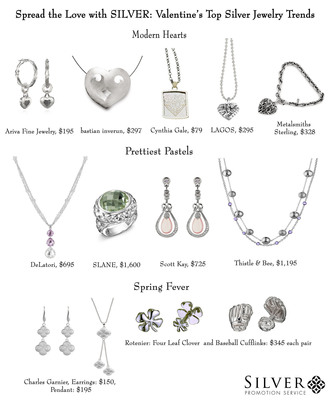 Silver Promotion Service Presents Valentine's Top Jewelry Trends