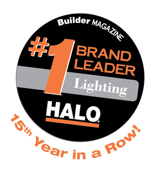 Builders Name Cooper Lighting's Halo Brand the Leader in Lighting for the Fifteenth Consecutive Year