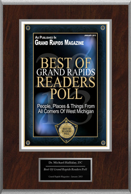 Dr. Michael Halliday Selected For "Best Of Grand Rapids Readers Poll"